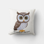 Owl-mazing kid, right here! v4 |  throw pillow