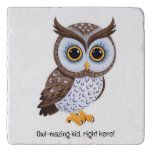 Owl-mazing kid, right here! v4 |  trivet