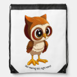 Owl-mazing kid, right here! v6 |  drawstring bag