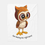 Owl-mazing kid, right here! v6 |  fleece blanket