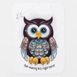 Owl-mazing kid, right here! v7 | Girl&#39;s T-Shirt Baby Blanket