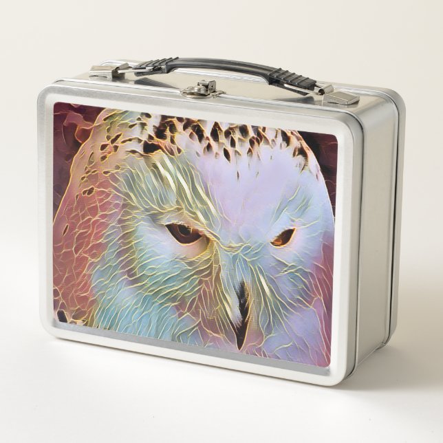 OWL METAL LUNCH BOX (Front)