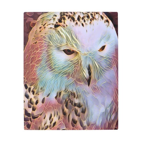 OWL METAL PRINT