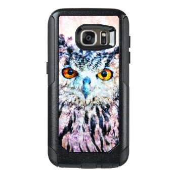 Owl Mixed Media OtterBox Samsung Galaxy S7 Case