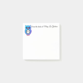 Owl Monogram Post-It Notes