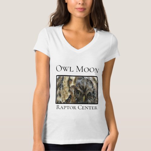 Owl Moon Screech Owl Womens T_Shirt