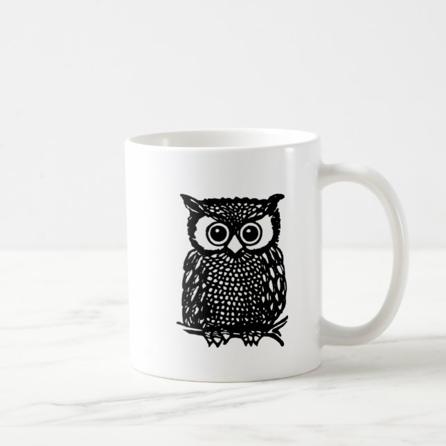 Owl Mug. Coffee Mug (Right)