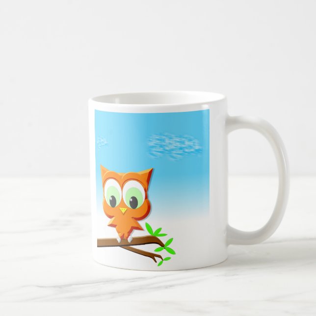 Owl Mug Coffee Mug (Right)