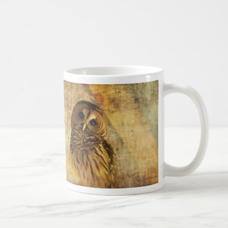 Owl Mug -world's Wisest Granddad Mug W/ Barred Owl