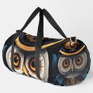 Owl Name Duffle Bag