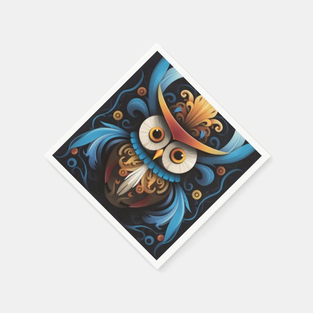 Owl Napkins (Corner)