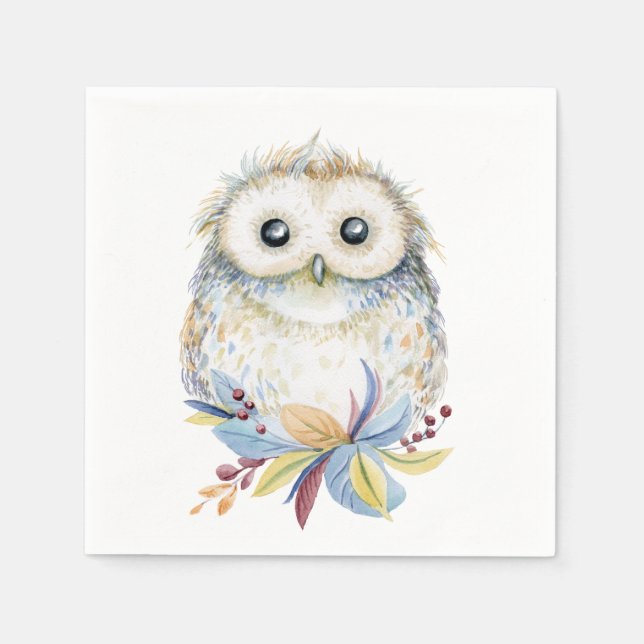 Owl Napkins (Front)