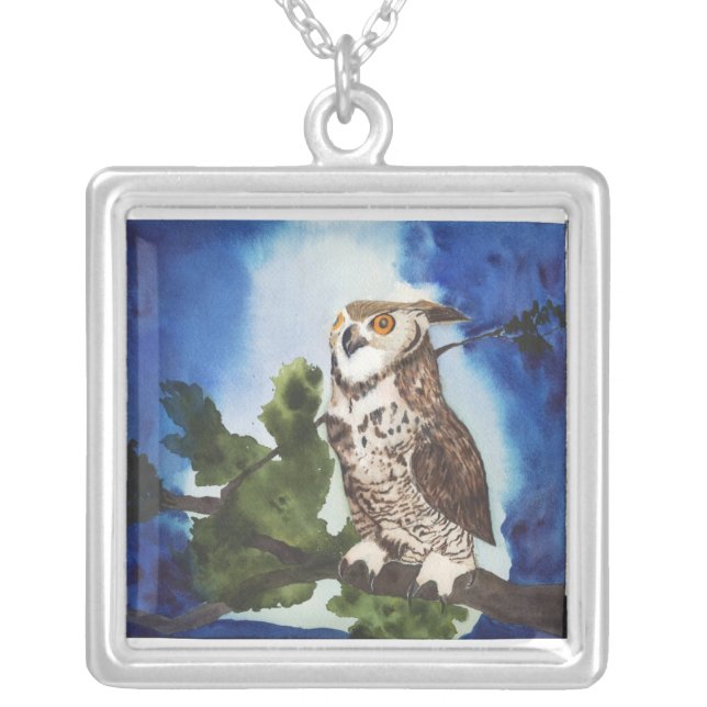 Owl Necklace (Front)