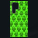 Owl (neon green) - Samsung (S22 Ultra) Case<br><div class="desc">Owl digital drawing. 2020.</div>