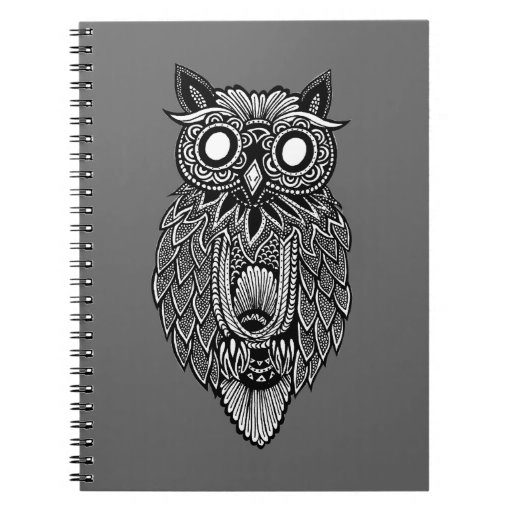 Owl Notebook | Zazzle