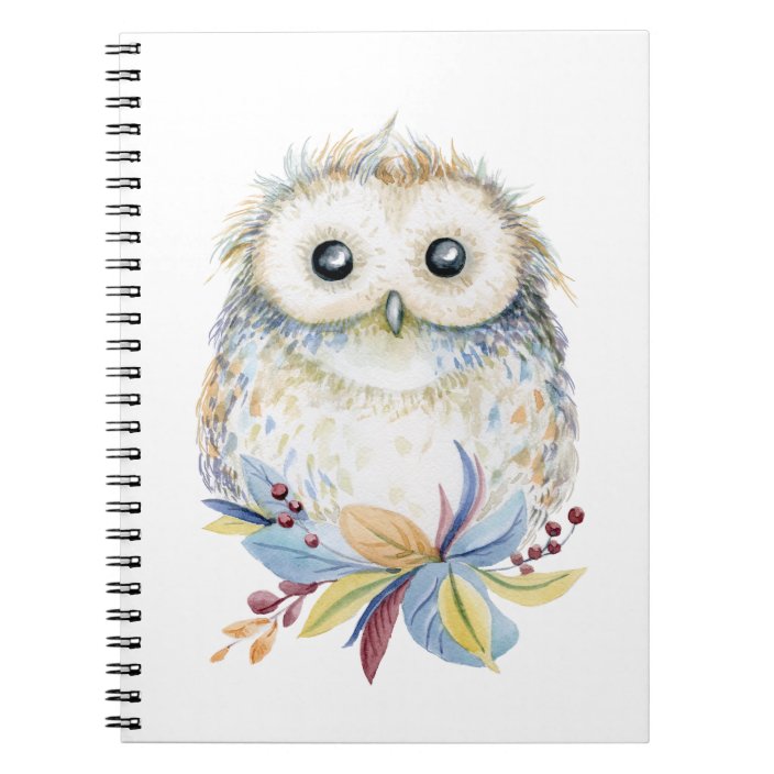 Owl Notebook | Zazzle.com