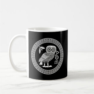 Owl Of Athena Ancient Greek Mythology Is Athena'S  Coffee Mug