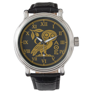 Owl of Athena Athenian Coin Ancient Greek Symbol Watch