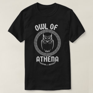 Owl Of Athena Goddess Medusa Greek T-Shirt
