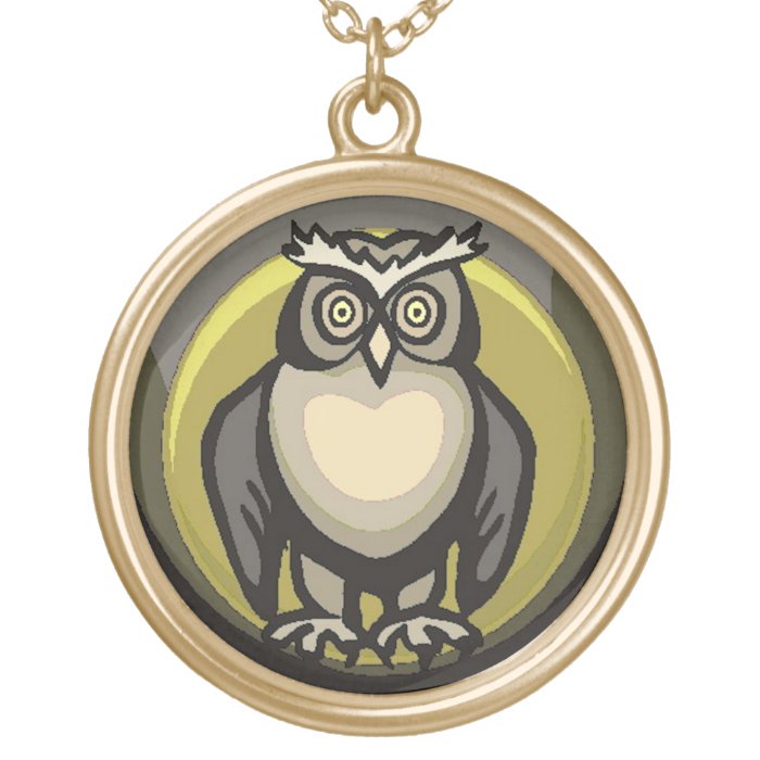 Owl of the Heart Jewelry