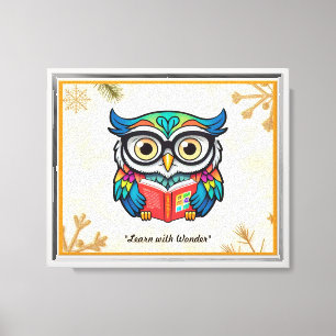 "Owl of Wisdom" Canvas Print