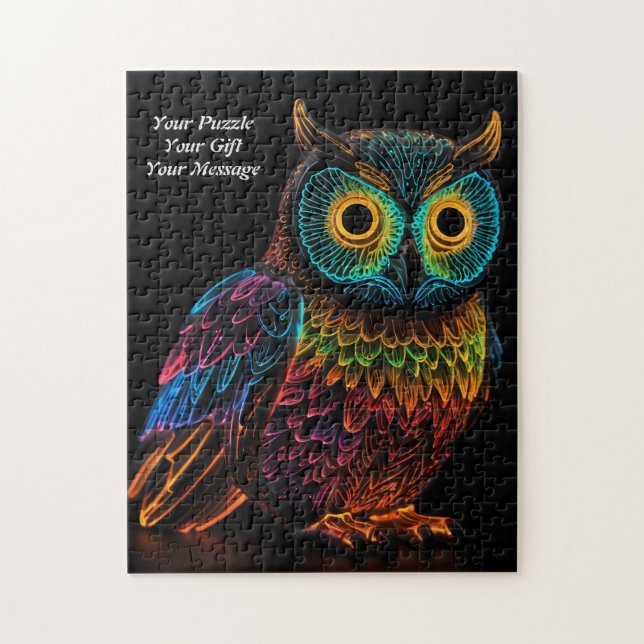 Owl of Wisdom Jigsaw Puzzle (Vertical)