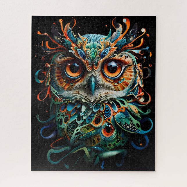 Owl of Wisdom Jigsaw Puzzle (Vertical)
