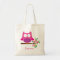 Owl on a Branch Personalized Bag Tote for Girl
