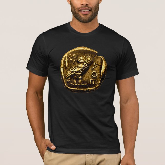 Owl on ancient greek coin T-Shirt (Front)