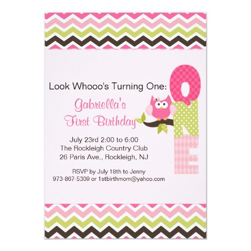 Turning One Invitations 5