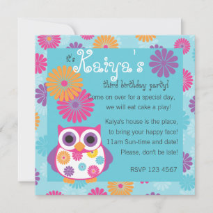 Owl on the Bright Side Invitation