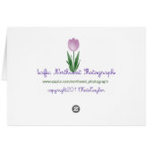 Owl On Wire Cards (Back Horizontal)