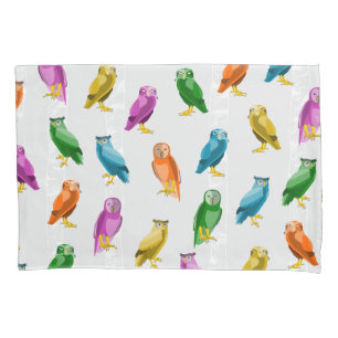 Owl Owls Pattern Pillow Case