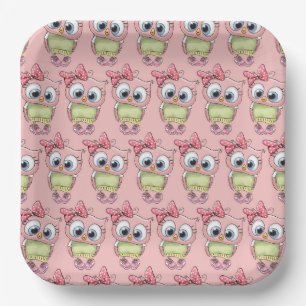 Owl Paper Plates