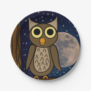 owl     paper plates