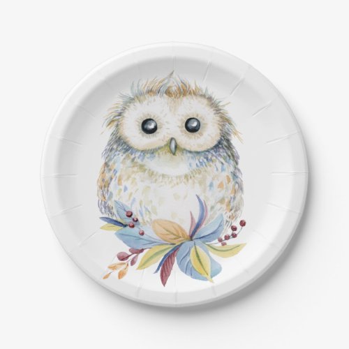 Owl Paper Plates