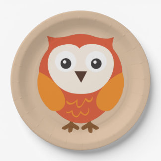 Owl Paper Plates
