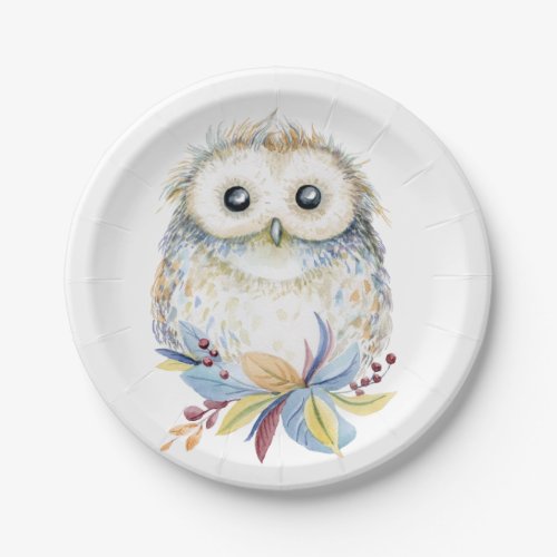 Owl Paper Plates