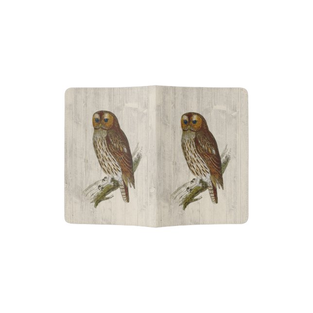 Owl Passport Holder (Opened)