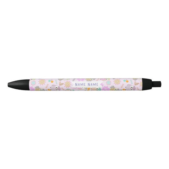 Owl Pastel Pink   Pen (Front)