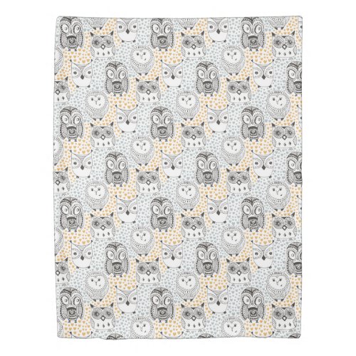 Owl Pattern duvet covers