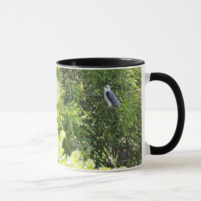 Owl perching on a tree mug (Right)