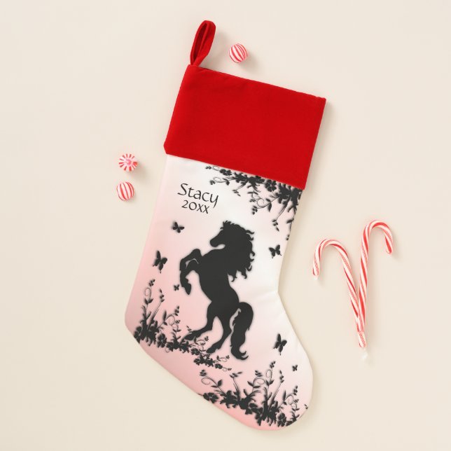 Owl Perfect Night Personalized Christmas Stocking (Front)