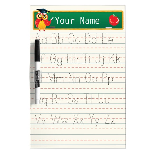 Owl Perfect Printing Dry Erase Board (Front)
