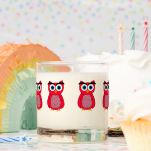 Owl Photo Print Scented Candle
