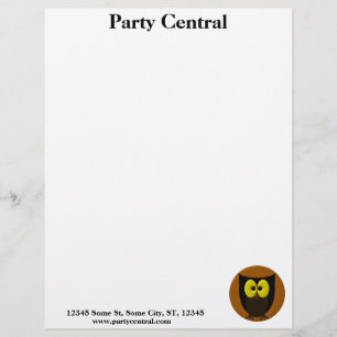 Owl Picture Letterhead