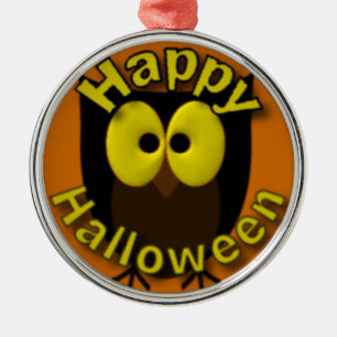 Owl Picture Metal Ornament