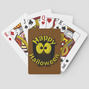 Owl Picture Poker Cards