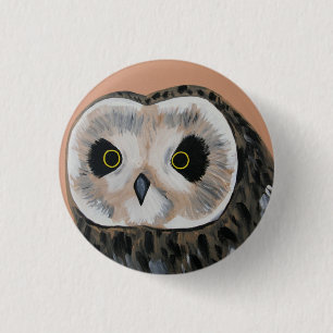 Owl Pinback Button