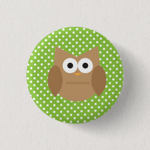 Owl Pinback Button